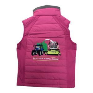 KIDS IMPACT PINK HYBRID GILET - COUNTRY LIFE