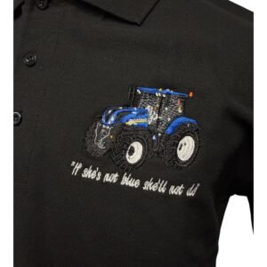 MEN'S T7 POLO T-SHIRT - BLACK