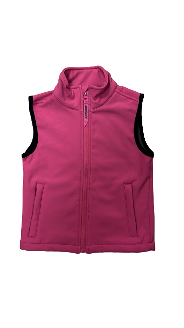 KIDS SOFTSHELL GILET - PINK - Murray Excel
