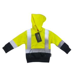 IMPACT KIDS HI-VIS HOODIE - YELLOW