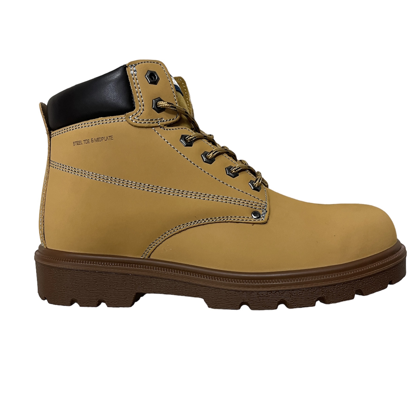MEN'S LACE SAFETY BOOT - TAN - Murray Excel