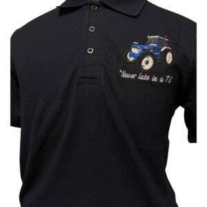 7810 POLO T-SHIRT - BLACK