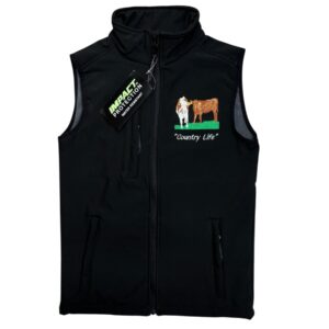 IMPACT SOFTSHELL GILET COUNTRY LIFE - BLACK