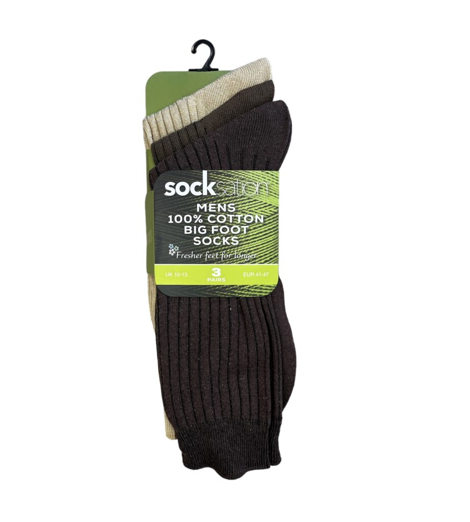 MEN'S BIG FOOT SOCKS - GREEN - Murray Excel