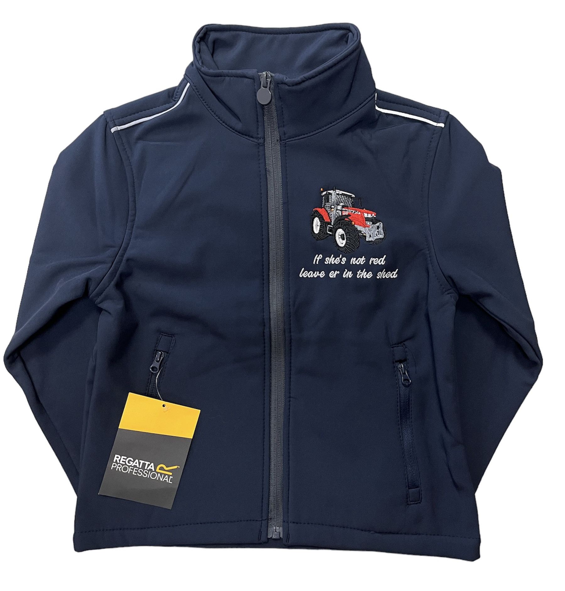 KIDS RED TRACTOR JACKET - NAVY - Murray Excel