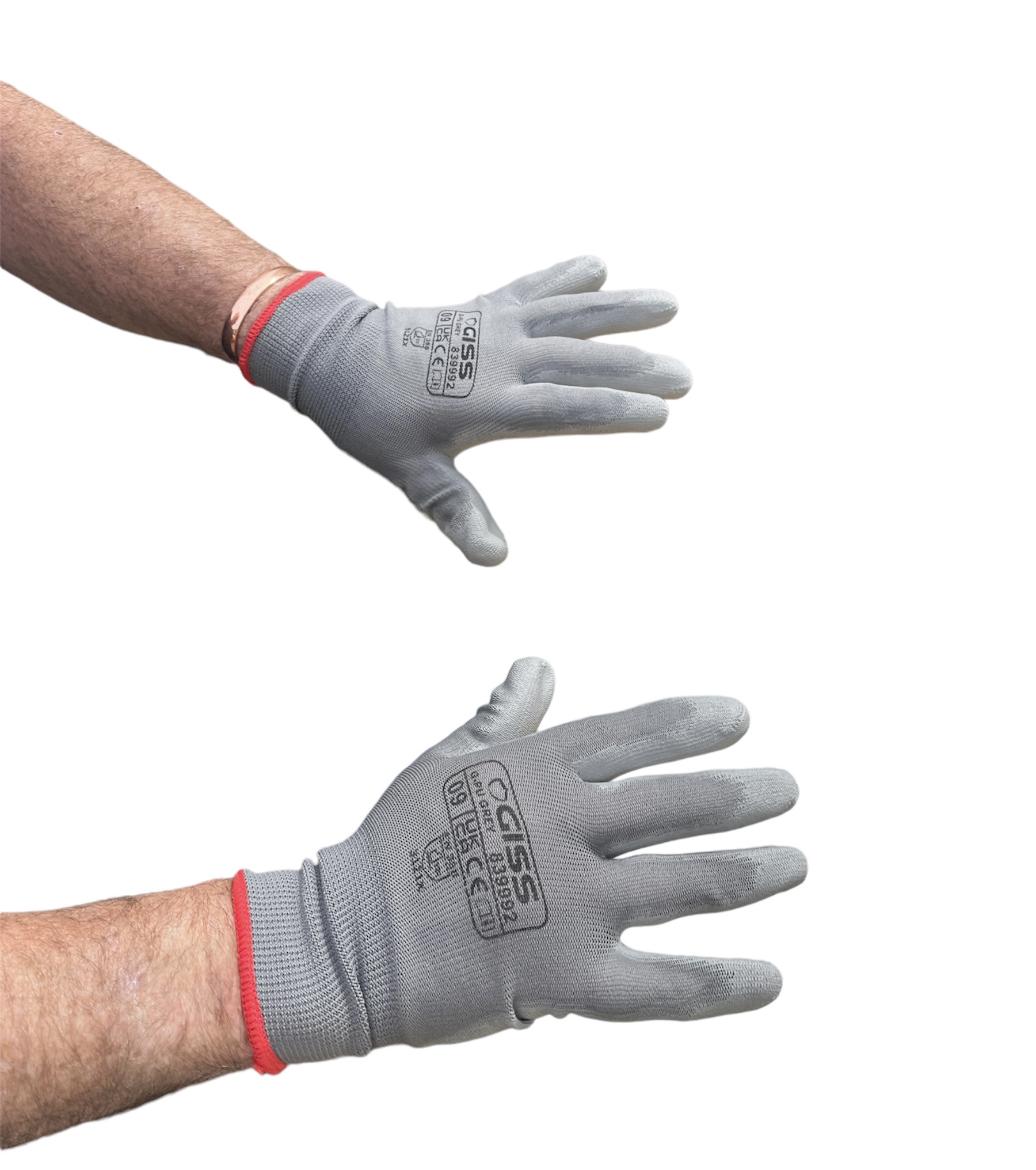 GISS WORK GLOVES / GREY - CARTON PACK - Murray Excel