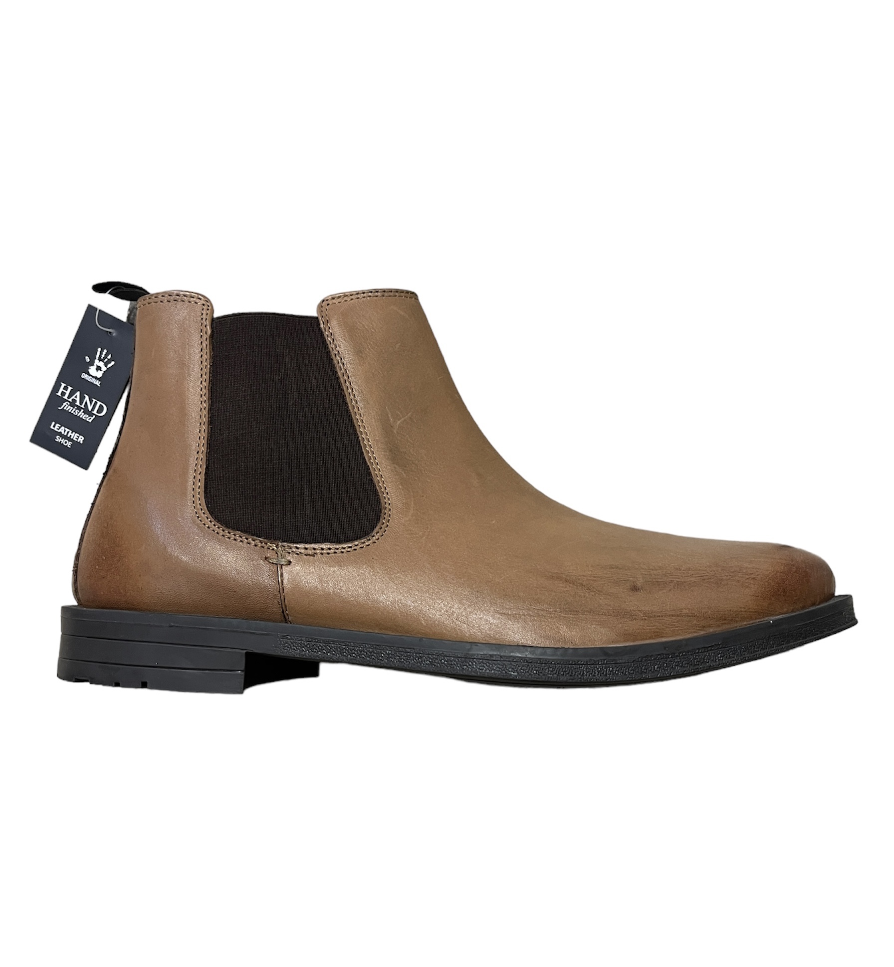 MEN'S CATESBY SLIP ON DEALER BOOTS - TAN - Murray Excel