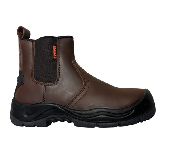 CHARGER DENVER SLIP ON SAFETY BOOTS - BROWN