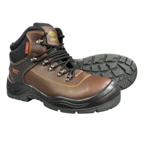 CHARGER SITE KING LACE SAFETY BOOTS - BROWN