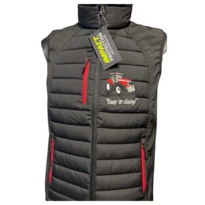 KIDS IMPACT HYBRID GILET - RED TRACTOR & TRAILER