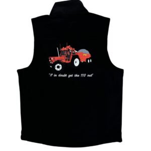 110-90 SOFTSHELL GILET - BLACK