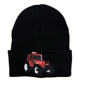 110-90 TRACTOR BEANIE HAT - BLACK