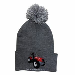 6480 BOBBLE HAT - GREY