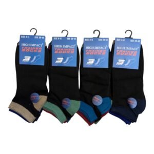 HIGH IMPACT 12PK TRAINER SOCKS - ASSORTED