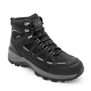 OZARK LACE OUTDOOR HIKING BOOTS - BLACK