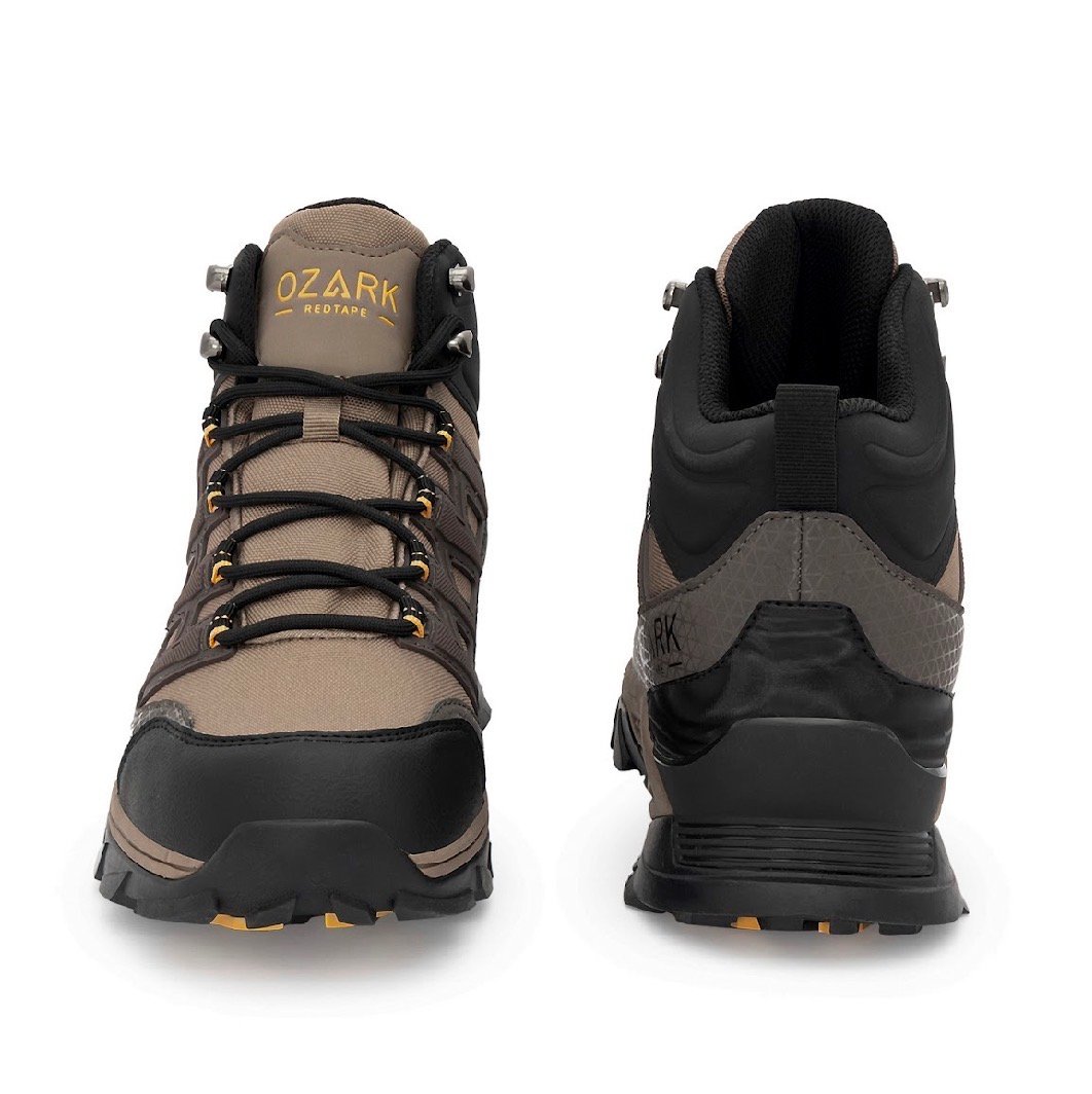 OZARK LACE OUTDOOR HIKING BOOTS - BROWN - Image 2