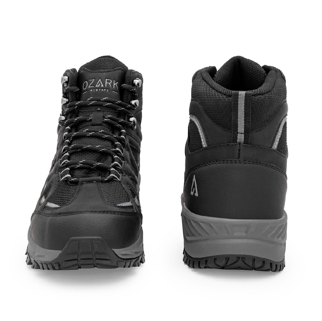 OZARK LACE OUTDOOR HIKING BOOTS - BLACK - Image 2