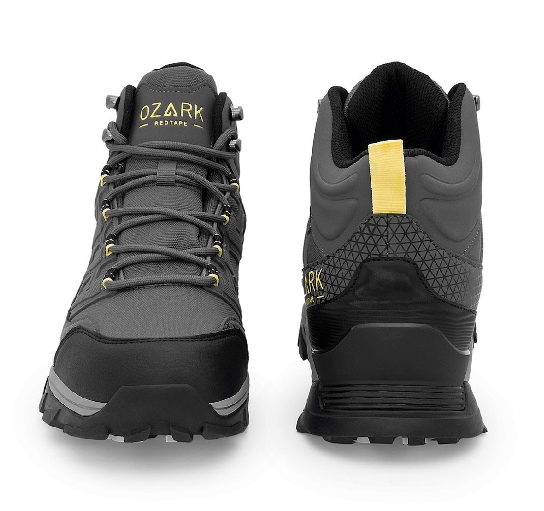 OZARK LACE OUTDOOR HIKING BOOTS - DARK GREY - Image 2