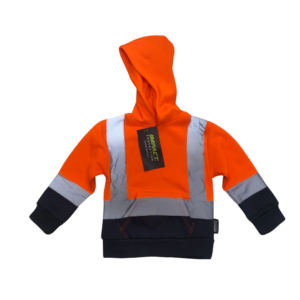 IMPACT KIDS HI-VIS HOODIE - ORANGE