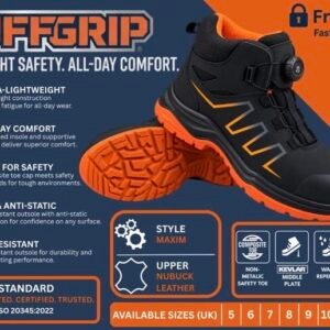TUFFGRIP BOA SAFETY BOOTS - ORANGE/BLACK