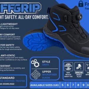 TUFFGRIP BOA SAFETY BOOTS - BLUE/BLACK