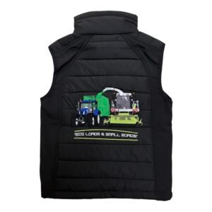 KIDS IMPACT BLACK HYBRID GILET - COUNTRY LIFE