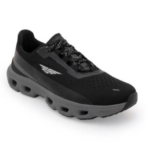 Ozark Men Lace Black Running Shoe
